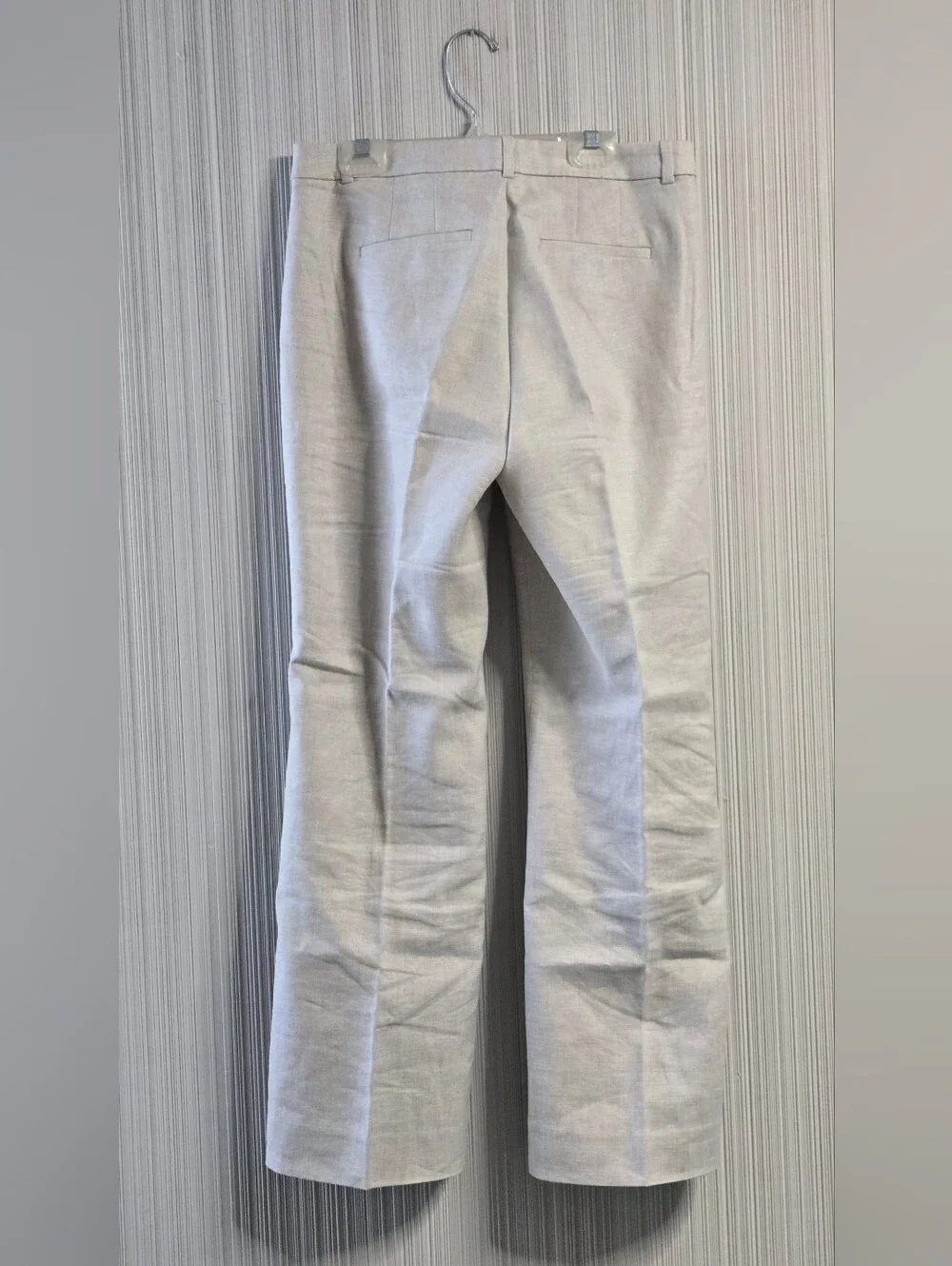 Nwt J. Crew Kaya Pant Stretch Linen Blend Flax Ivory Size 2